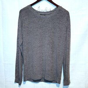 Hannah Gray Long Sleeve Sweater Size Large